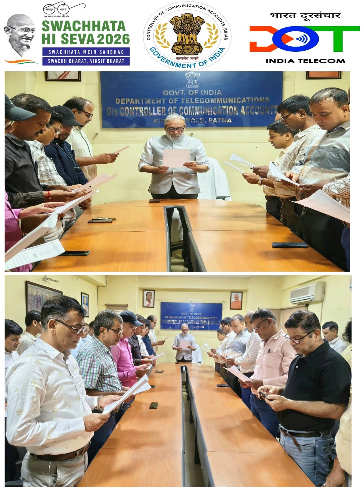 Pledge taken on Swachhata Hi Seva 2026 